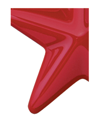 Image of Gemini formed plastic letter using Number 1875 Brick Red CAB Renewal Plastic.