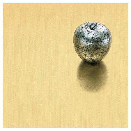 Image of Number 904 Gemini Brushed Light Brass Aluminum metal laminate for acrylic.