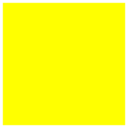 Image of Lemon-Yellow paint color on Foam Letters.
