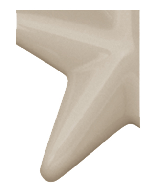 Image of Gemini formed plastic letter using Number 4660 Desert Sand CAB Renewal Plastic.