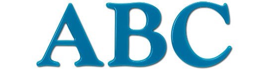 Image of Gemini formed plastic letter in goudy-extra-bold font style.