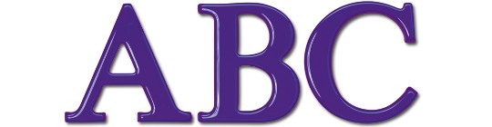 Image of Gemini formed plastic letter in times-new-roman font style.