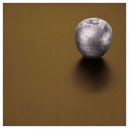 Image of Number 925 Gemini Brushed Medium Bronze metal laminate for acrylic.