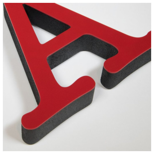Images of our acrylic laminated foam sign letters