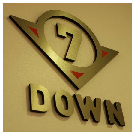 Image of our metal laminated dynofoam letters
